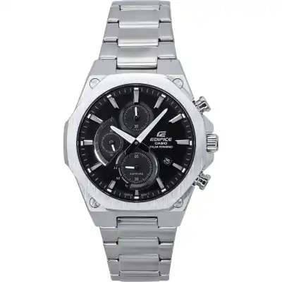 Casio Edifice Slim Line Chronograph Analog Solar EFS-S570D-1A EFSS570D-1 100M Men's Watch Casio Edifice Slim Line Chronograph Analog Solar EFS-S570D-1A EFSS570D-1 100M Men's Watch
