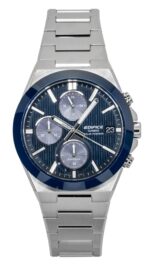 Casio Edifice Analog Chronograph Stainless Steel Blue Dial Solar EFS-S650D-2A 100M Men's Watch