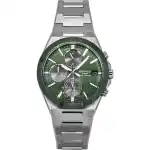 Casio Edifice Analog Chronograph Stainless Steel Green Dial Solar EFS-S650D-3A 100M Men's Watch