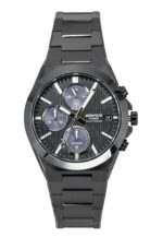 Casio Edifice Analog Chronograph Stainless Steel Black Dial Solar EFS-S650DC-1A 100M Men's Watch
