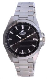 Casio Edifice Analog Stainless Steel Quartz EFV-140D-1AV EFV140D-1 100M Men’s Watch