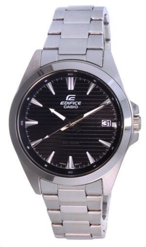 Casio Edifice Analog Stainless Steel Quartz EFV-140D-1AV EFV140D-1 100M Men’s Watch