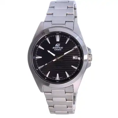 Casio Edifice Analog Stainless Steel Quartz EFV-140D-1AV EFV140D-1 100M Men’s Watch