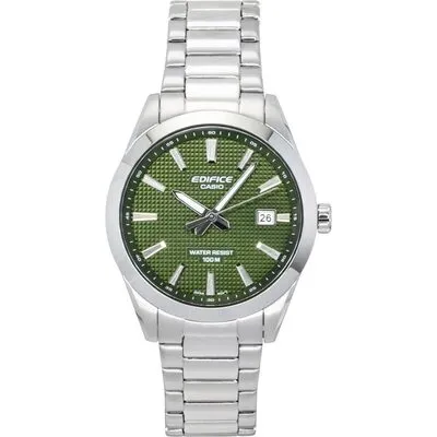 Casio Edifice Analog Stainless Steel Green Dial Quartz EFV-160D-3A 100M Men's Watch