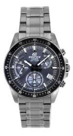 Casio Edifice Standard Analog Chronograph Black Dial Quartz EFV-540DC-1C 100M Men's Watch