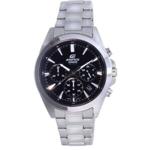 Casio Edifice Chronograph Analog Stainless Steel Quartz EFV-630D-1AV EFV630D-1 100M Men’s Watch
