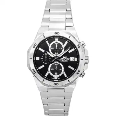 Casio Edifice Classic Standard Chronograph Analog Black Dial Quartz EFV-640D-1A 100M Men's Watch