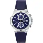 Casio Edifice Standard Chronograph Leather Strap Blue Dial Quartz EFV-640L-2A 100M Men's Watch