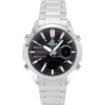 Casio Edifice Analog Digital Stainless Steel Black Dial Quartz EFV-C120D-1A4 100M Men's Watch