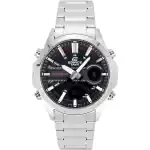Casio Edifice Analog Digital Stainless Steel Black Dial Quartz EFV-C120D-1A4 100M Men's Watch
