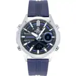 Casio Edifice Analog Digital Resin Strap Black Dial Quartz EFV-C120P-1A2 100M Men's Watch