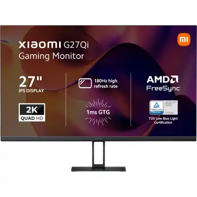Xiaomi G27Qi 27" 2K 1440p IPS Gaming Monitor (180Hz, 1ms, 16:9, HDMI/DP, and AMD FreeSync)