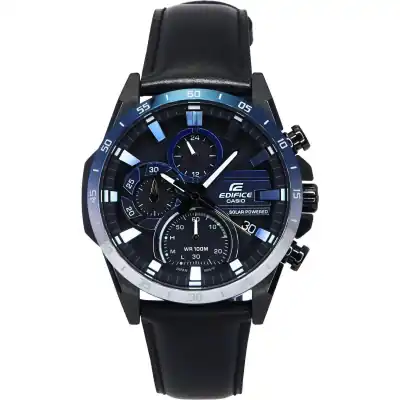Casio Edifice Nighttime Drive Series Analog Chronograph Black Dial Solar EQS-940NL-1A 100M Men's Watch