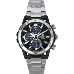Casio Edifice Sospensione Analog Chronograph Stainless Steel Grey Dial Solar Powered EQS-960D-1AV 100M Men's Watch