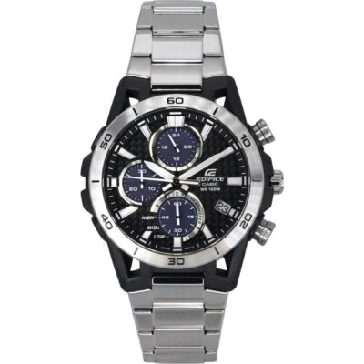 Casio Edifice Sospensione Analog Chronograph Stainless Steel Grey Dial Solar Powered EQS-960D-1AV 100M Men's Watch