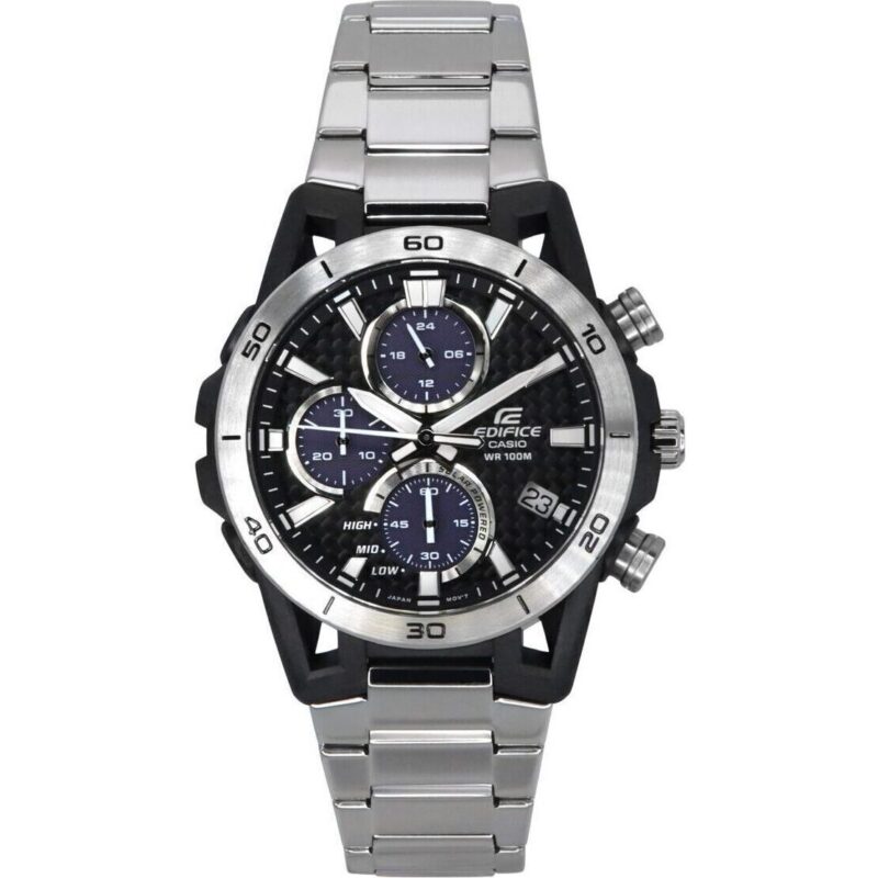 Casio Edifice Sospensione Analog Chronograph Stainless Steel Grey Dial Solar Powered EQS-960D-1AV 100M Men's Watch Casio Edifice Sospensione Analog Chronograph Stainless Steel Grey Dial Solar Powered EQS-960D-1AV 100M Men's Watch