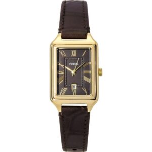 Fossil Raquel Leather Strap Brown Dial Quartz ES5367 Women's Watch