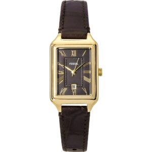 Fossil Raquel Leather Strap Brown Dial Quartz ES5367 Women's Watch