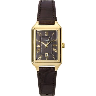 Fossil Raquel Leather Strap Brown Dial Quartz ES5367 Women's Watch