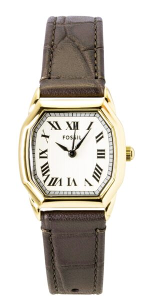 Fossil Harlow Leather Strap Cream Dial Quartz ES5426 Women's Watch