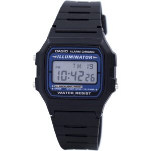 Casio Digital Quartz Alarm Chrono Illuminator F-105W-1ADF F105W-1ADF Men's Watch
