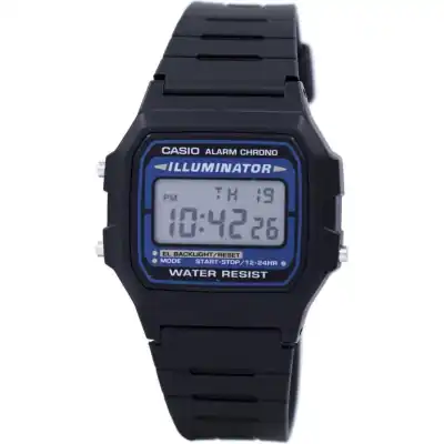 Casio Digital Quartz Alarm Chrono Illuminator F-105W-1ADF F105W-1ADF Men's Watch