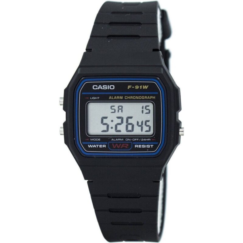 Casio Classic F-91w-1sdg F91w-1sdg Chronograph Men's Watch