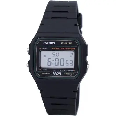 Casio Classic Sports Chronograph Alarm F-91W-3SDG F91W-3SDG Men's Watch