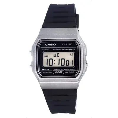Casio Digital Resin Black Dial Quartz F-91WM-1B F91WM-1B Men's Watch