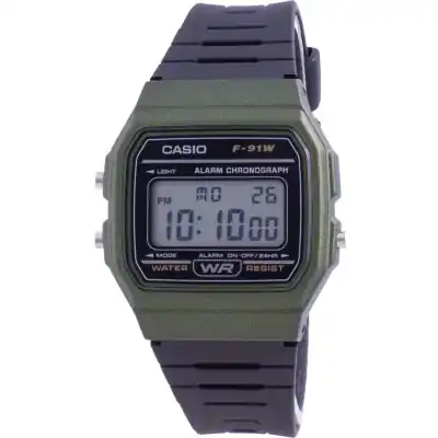 Casio Classic Daily Alarm F-91WM-3A F91WM-3A Men's Watch
