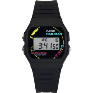 Casio Standard Digital PAC-MAN Collaboration Bio-Based Resin Strap Quartz F-91WPC-1A Unisex Watch