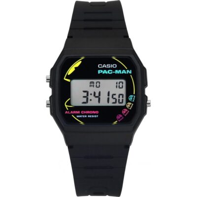 Casio Standard Digital PAC-MAN Collaboration Bio-Based Resin Strap Quartz F-91WPC-1A Unisex Watch