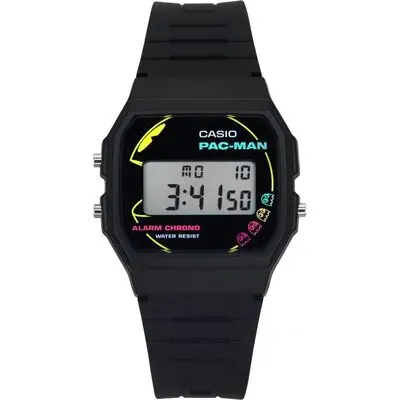 Casio Standard Digital PAC-MAN Collaboration Bio-Based Resin Strap Quartz F-91WPC-1A Unisex Watch