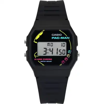Casio Standard Digital PAC-MAN Collaboration Bio-Based Resin Strap Quartz F-91WPC-1A Unisex Watch