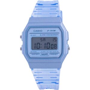 Casio Youth Blue Resin Digital F-91WS-2 F91WS-2 Unisex Watch