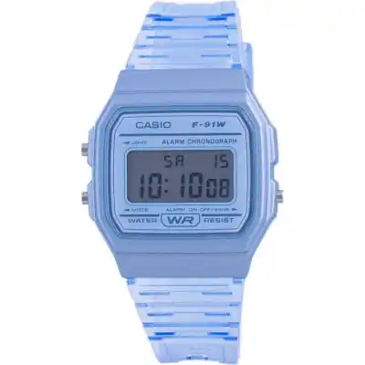 Casio Youth Blue Resin Digital F-91WS-2 F91WS-2 Unisex Watch