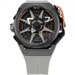 Mazzucato Rim Monza Reversible Chronograph Twin Dial Automatic F1-GYBLK Men's Watch