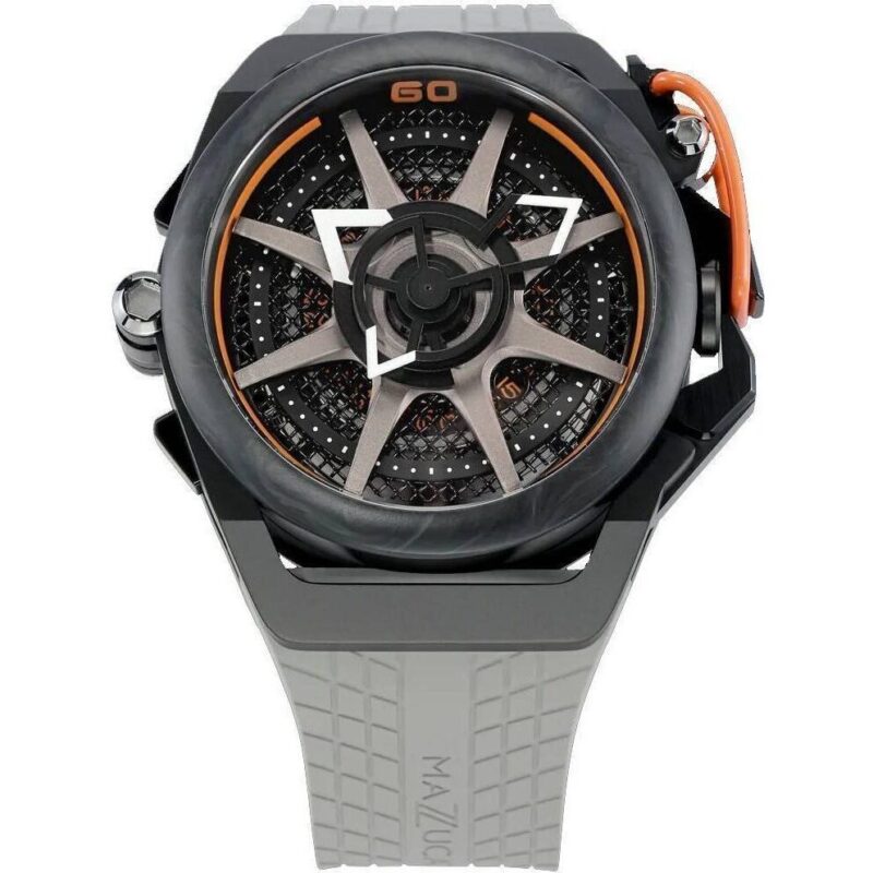 Mazzucato Rim Monza Reversible Chronograph Twin Dial Automatic F1-GYBLK Men's Watch Mazzucato Rim Monza Reversible Chronograph Twin Dial Automatic F1-GYBLK Men's Watch