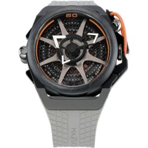 Mazzucato Rim Monza Reversible Chronograph Twin Dial Automatic F1-GYBLK Men's Watch