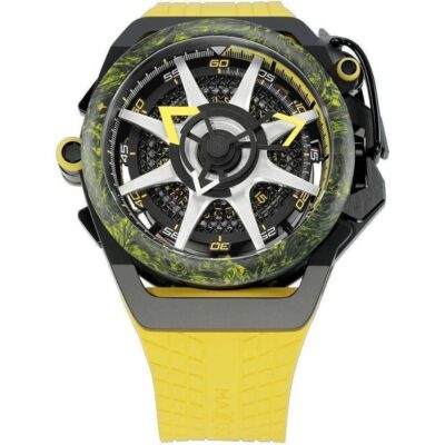 Mazzucato Rim Monza Reversible Chronograph Twin Dial Automatic F1-YWBLK Men's Watch