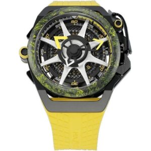 Mazzucato Rim Monza Reversible Chronograph Twin Dial Automatic F1-YWBLK Men's Watch