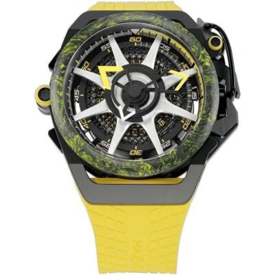 Mazzucato Rim Monza Reversible Chronograph Twin Dial Automatic F1-YWBLK Men's Watch