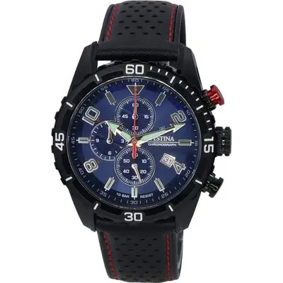 Festina Sport Chronograph Blue Dial Quartz F20519-2 F205192 100M Men's Watch
