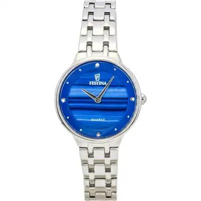 Festina Mademoiselle Stainless Steel Blue Dial Quartz F20600-A Women's Watch