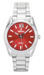 Festina Alegria Stainless Steel Red Dial Quartz F20622-B Women's Watch