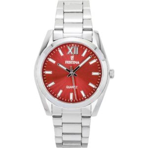 Festina Alegria Stainless Steel Red Dial Quartz F20622-B Women's Watch