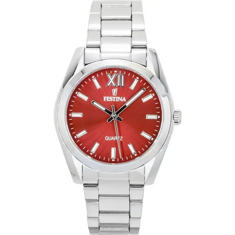 Festina Alegria Stainless Steel Red Dial Quartz F20622-B Women's Watch