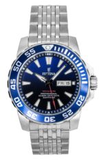 Festina Stainless Steel Blue Dial Quartz Diver's F20661-1 200M Men's Watch