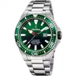 Festina The Originals Stainless Steel Green Dial Quartz Diver's F20663-2 200M Men's Watch