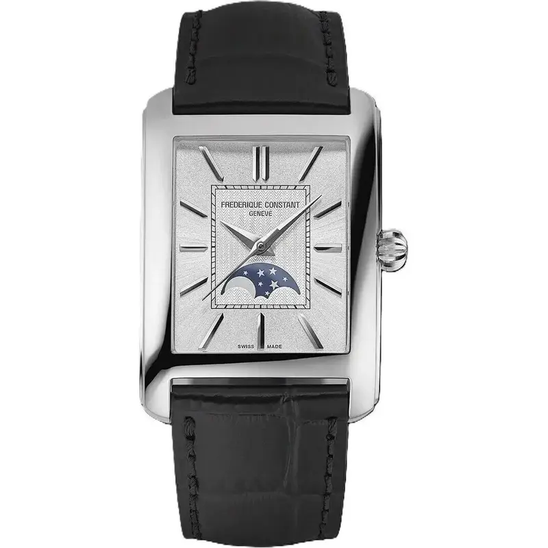 Frederique Constant Carree Moonphase Automatic (FC-333S4C6) Men WATCHES Frederique Constant Carree Moonphase Automatic (FC-333S4C6) Men WATCHES